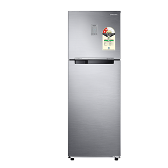 256 L Convertible Freezer Double Door Refrigerator RT30C3732S8 Elegant Inox