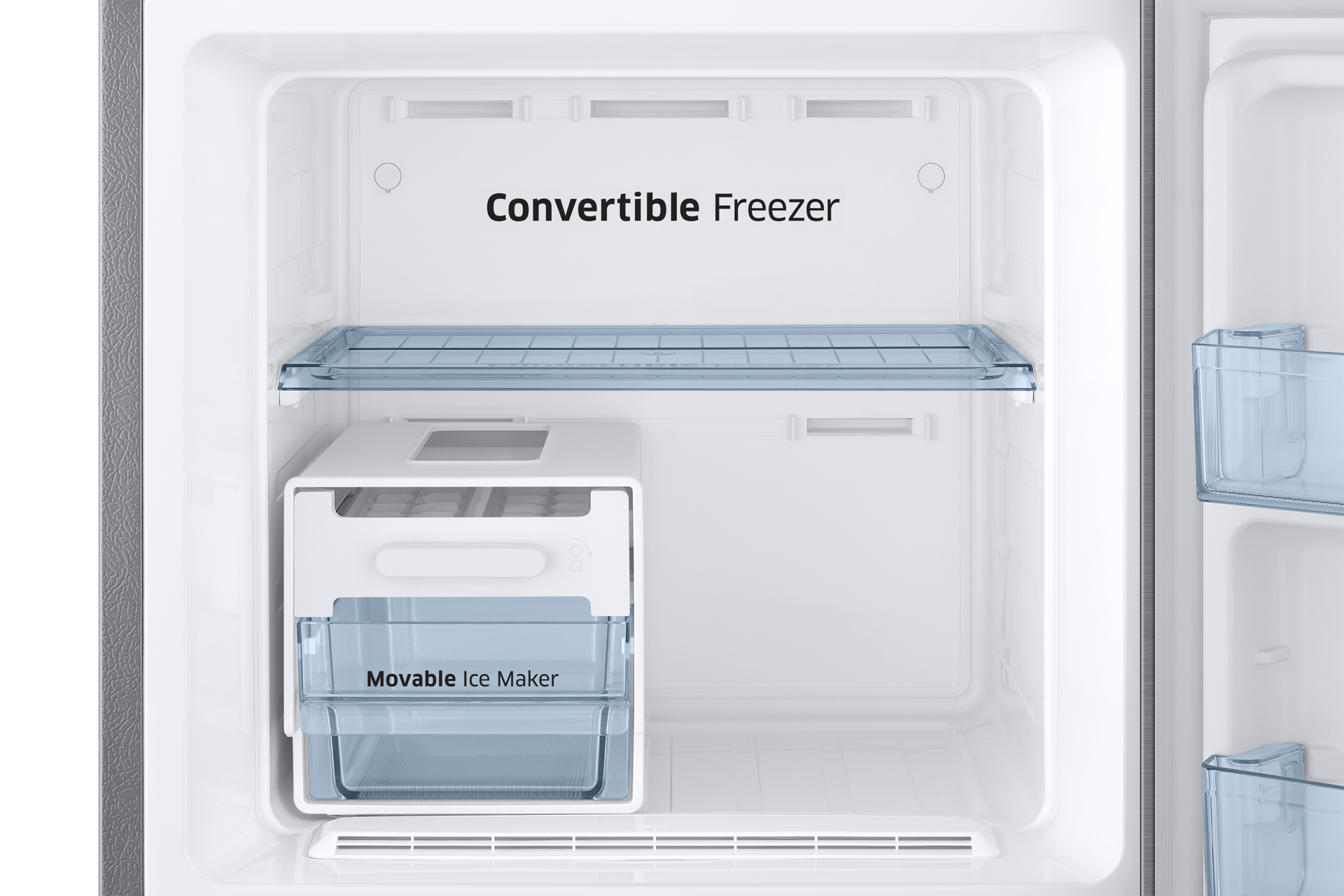 Samsung Top Mount Refrigerator - Movable Ice maker (Elegant Inox)