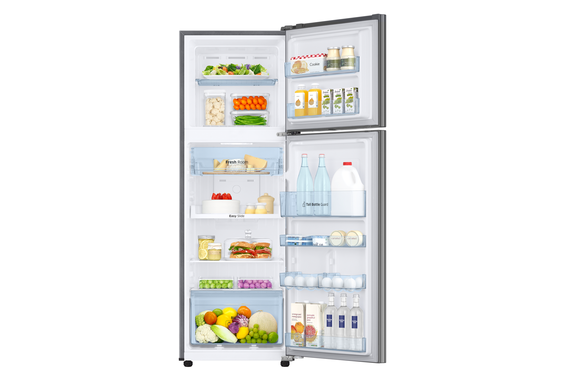 front-open-with-food2 Titanium Silver