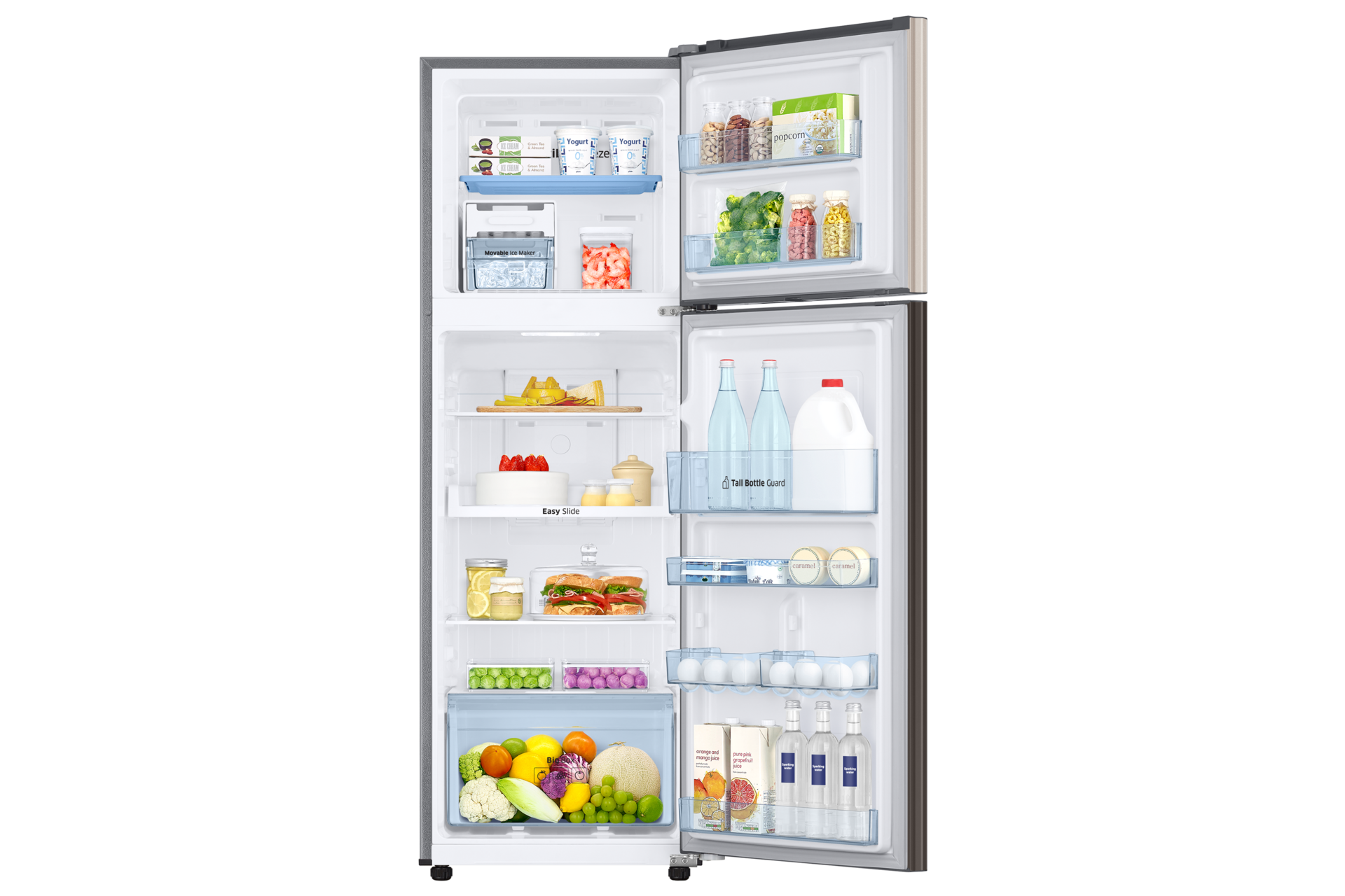 front-open-with-food Cotta Beige&Cotta Charcoal