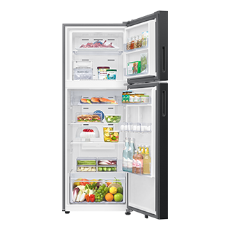 330 L Bespoke AI Double Door Refrigerator RT34HG5A42BX Elegant Inox