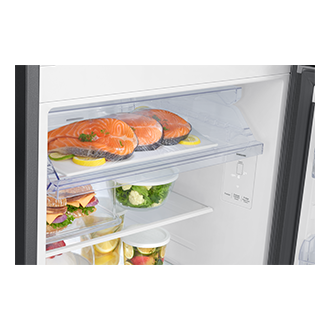330 L Bespoke AI Double Door Refrigerator RT34HG5A42BX Elegant Inox
