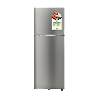 350 L Bespoke AI Double Door Refrigerator RT38DG5A4DSL Real Stainless