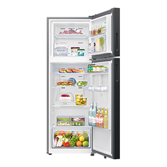 RT38HG5A23 RT6300DH Top Mount Freezer with  Twin Cooling Plus Front-Open-With-Food Black 