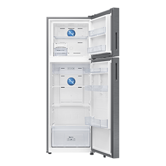 RT38HG5A23 RT6300DH Top Mount Freezer with  Twin Cooling Plus Front-Open Silver 