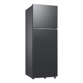 350 L Bespoke AI Double Door Refrigerator RT38HG5A42BX Luxe Black