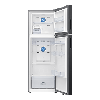 350 L Bespoke AI Double Door Refrigerator RT38HG5A42BX Luxe Black
