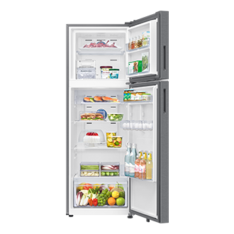 RT38HG5A42 Top Mount Freezer with  Twin Cooling Plus Front-Open-With-Food Stainless Steel 