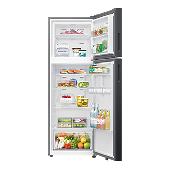 RT38HG5A43 RT6300DH Top Mount Freezer with  Twin Cooling Plus Front-Open-With-Food Black Doi 