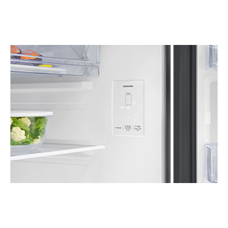 RT38HG5A43 RT6300DH Top Mount Freezer with  Twin Cooling Plus Detail-Display Black Doi 