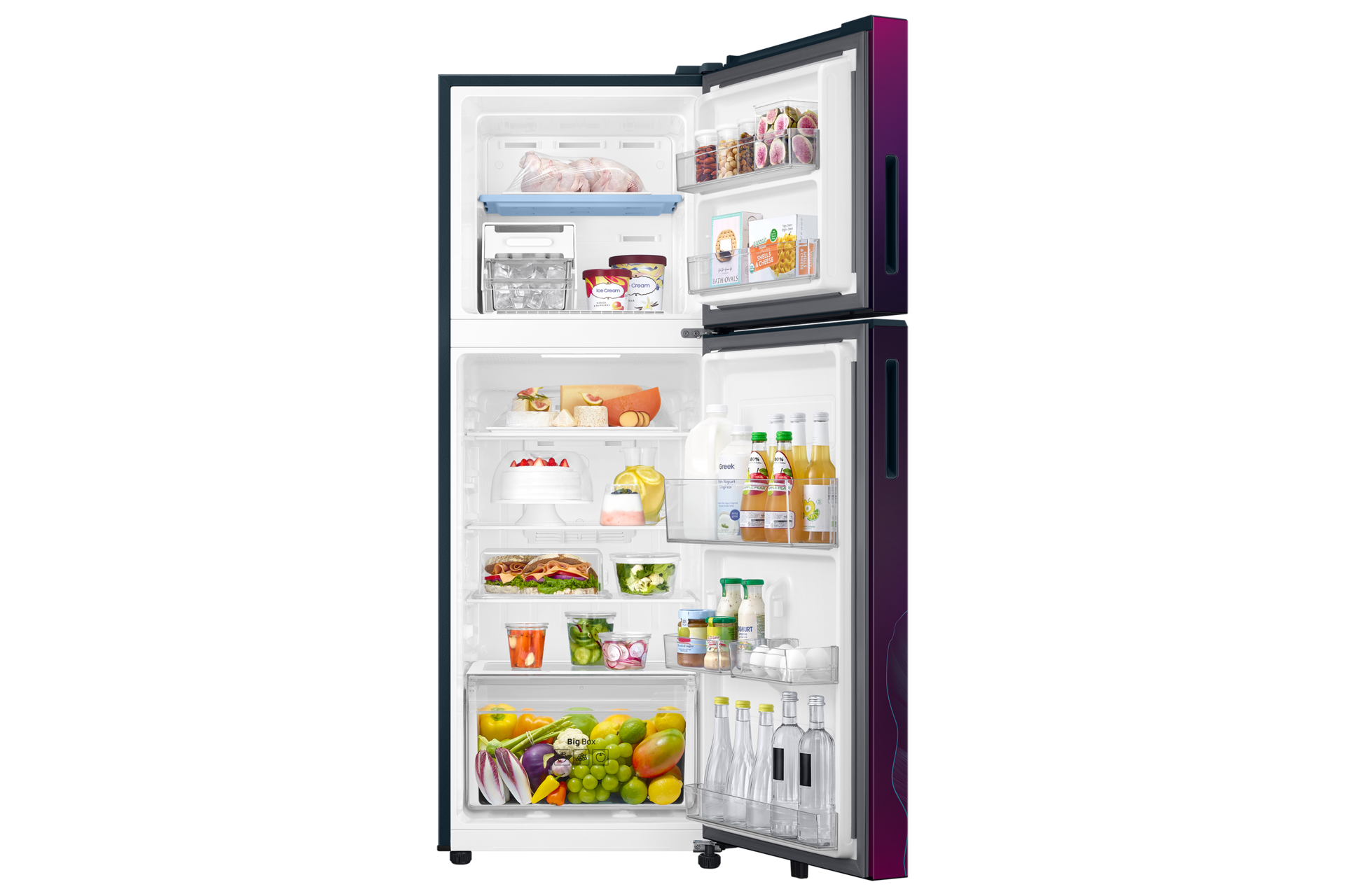 236 L Convertible Double Door Refrigerator RT40H28U2PR Hydrangea Plum