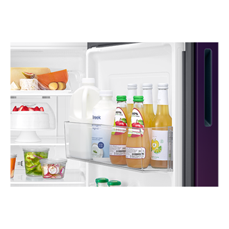 RT40H28U2PR, Double Door Refrigerator with Convertible  236 L Paradise Bloom Purple