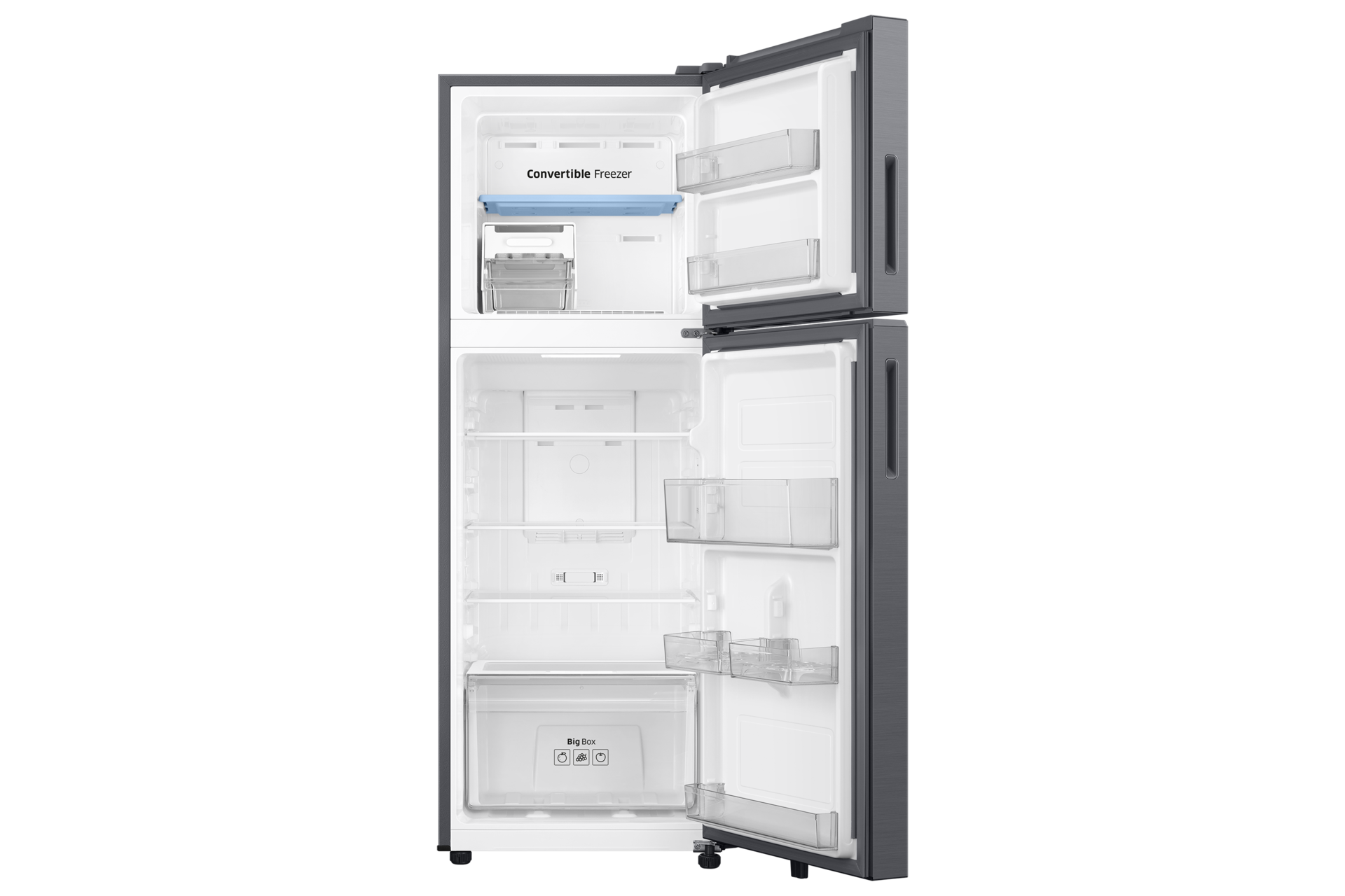 RT40H28U3 op Mounted Freezer Refrigerator 2-in-1 smart conversion 265L Front-Open Silver 