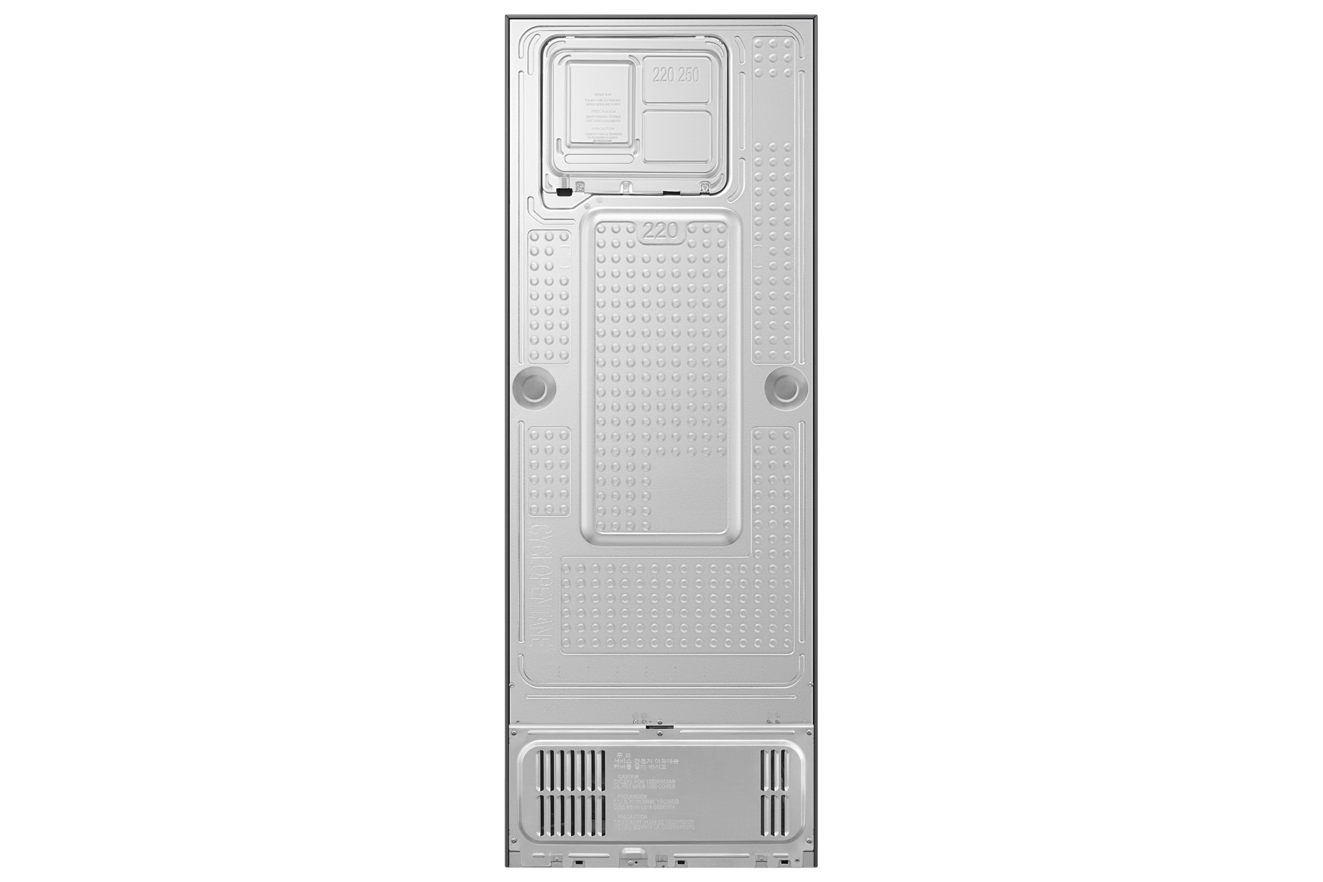 RT40H28U3 op Mounted Freezer Refrigerator 2-in-1 smart conversion 265L Back Silver 