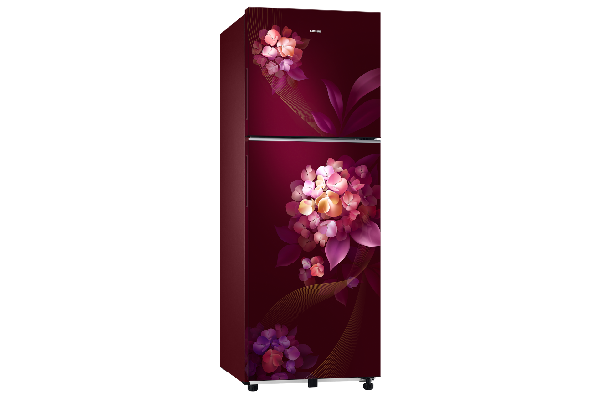 rt40h28w2ht, double door refrigerator with all around cooling 236 l tangerine gold