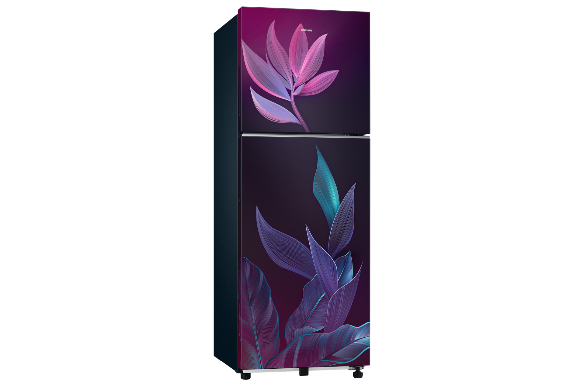 rt40h28w2pr, double door refrigerator with all around cooling 236 l purple