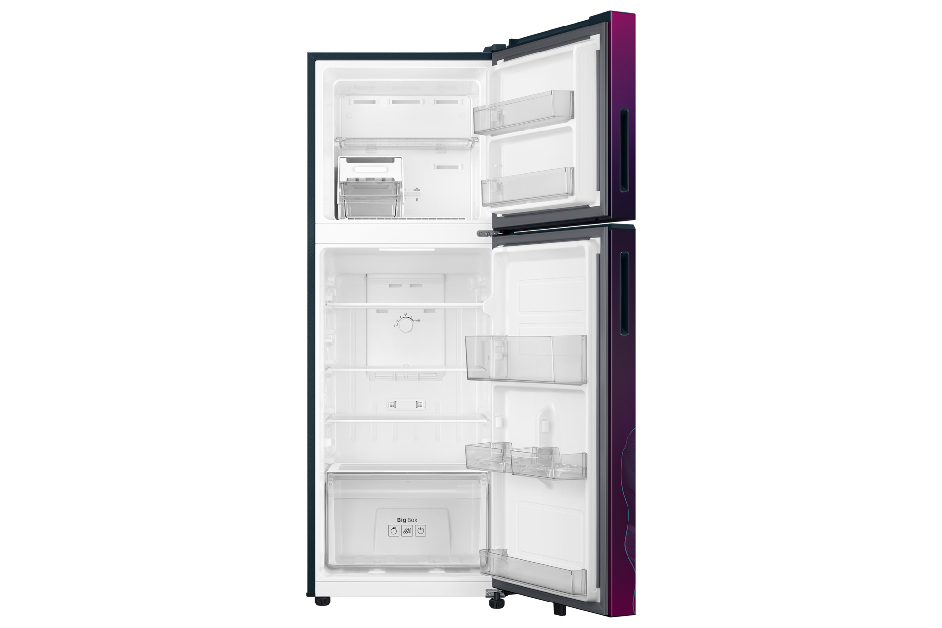 RT40H28W2 Top Mounted Freezer Refigerator All-Around Cooling 236L Front-Open Purple 