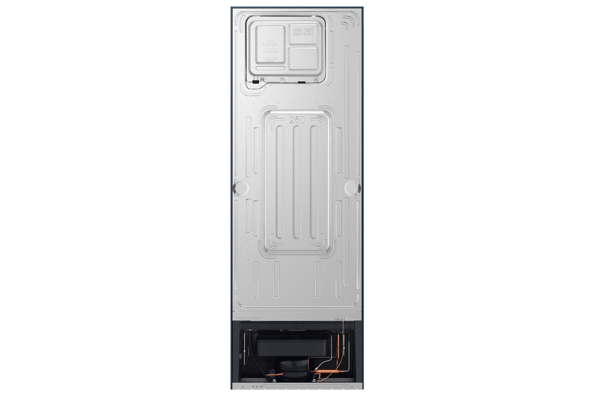 RT40H30U2 Top Mounted Freezer Refigerator 2-in-1 smart conversion 256L Back Blue 