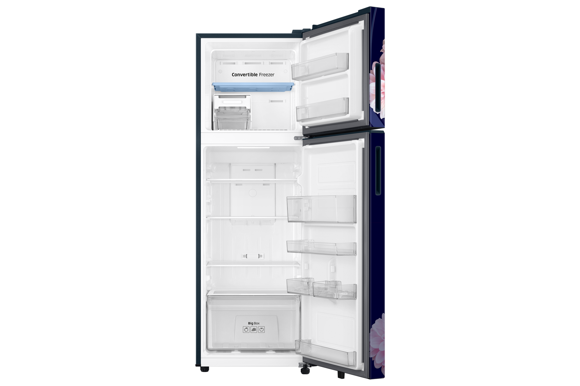RT40H30U2 Top Mounted Freezer Refigerator 2-in-1 smart conversion 256L Front-Open Blue 