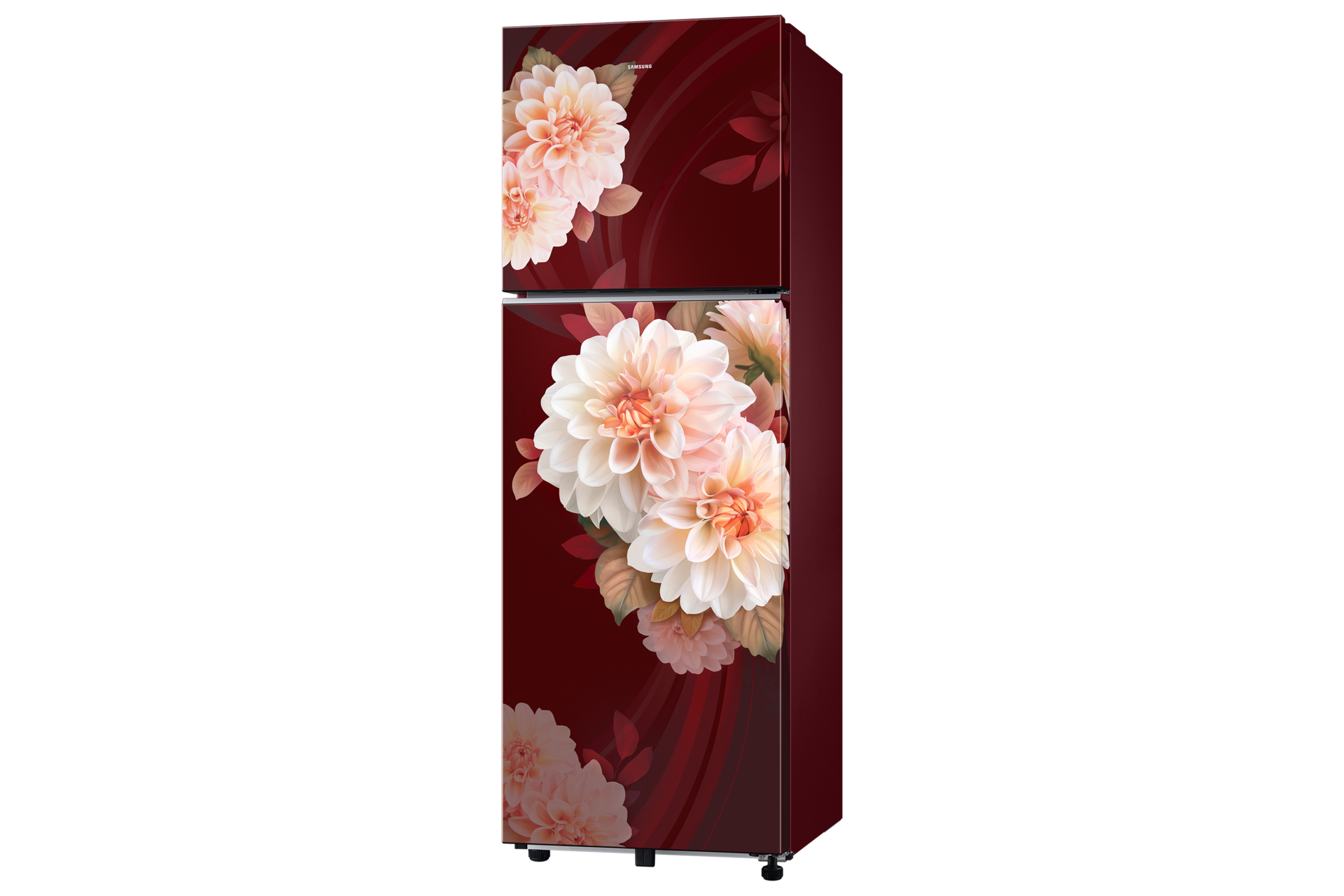 RT40H30U2 Top Mounted Freezer Refigerator 2-in-1 smart conversion 256L R-Perspective Red 