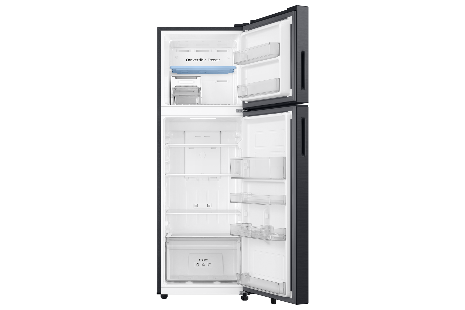 RT40H30U2 Top Mounted Freezer Refigerator 2-in-1 smart conversion 256L Front-Open Black 
