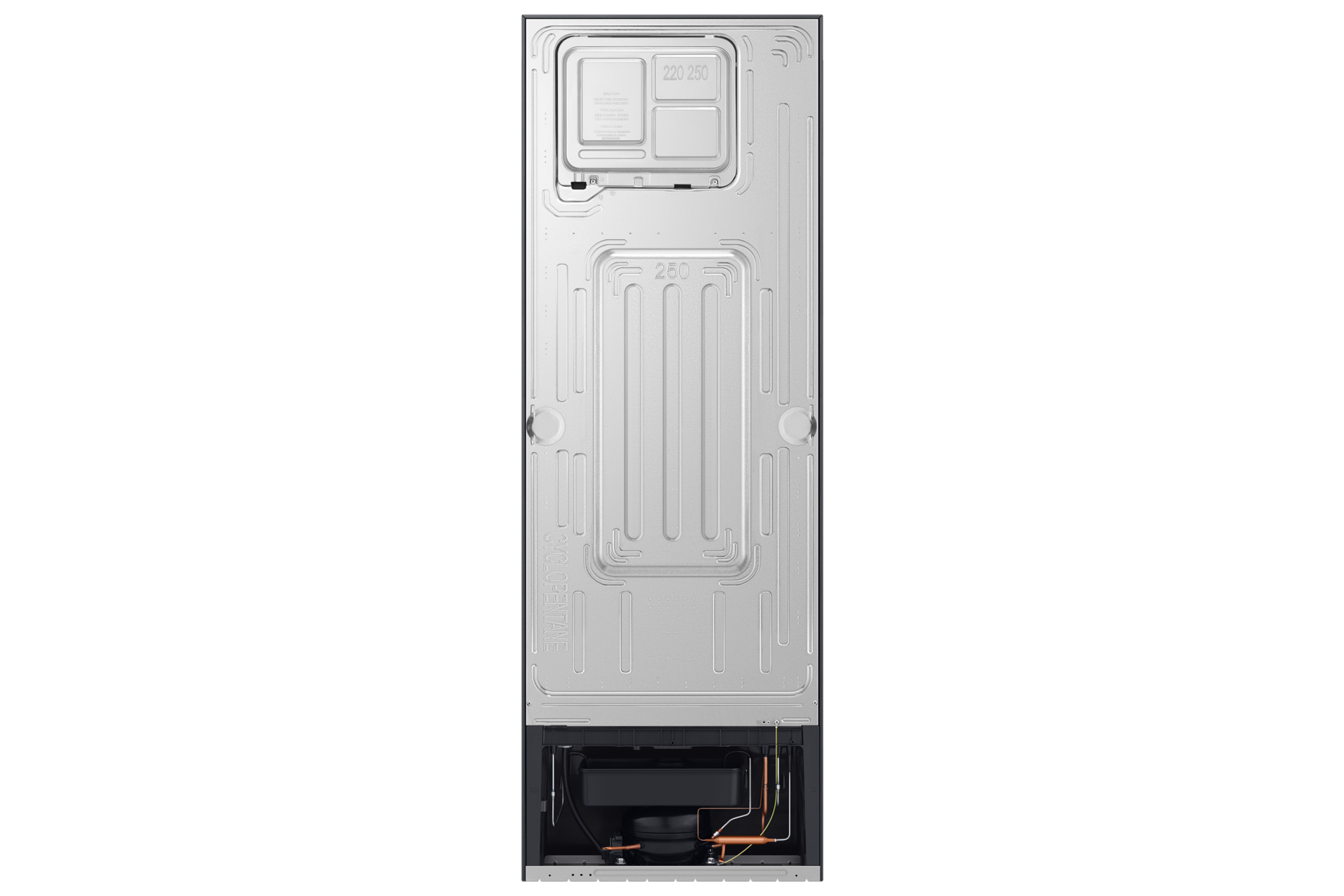 RT40H30U2 Top Mounted Freezer Refigerator 2-in-1 smart conversion 256L Back Black 