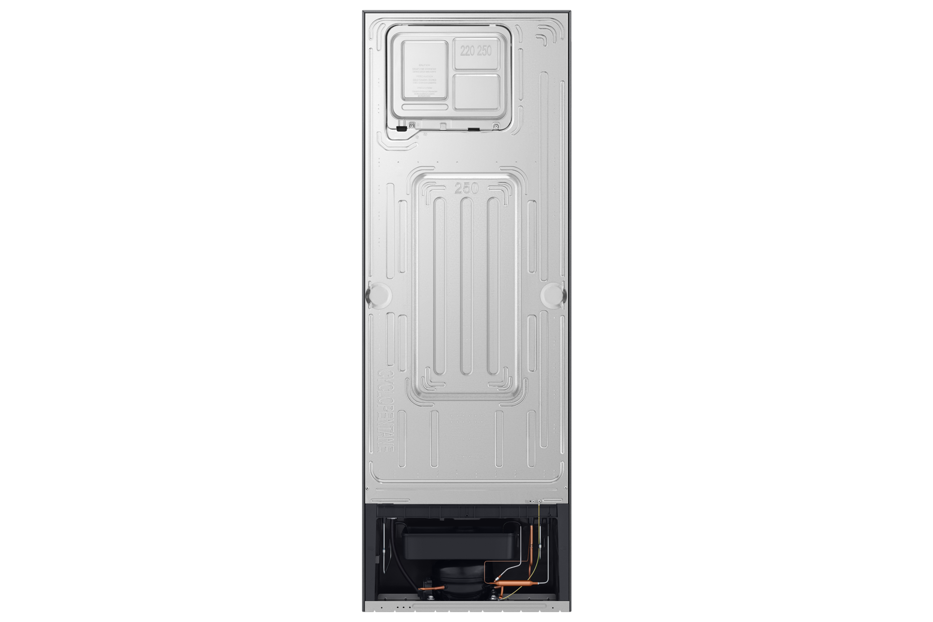 RT40H30U2 Top Mounted Freezer Refigerator 2-in-1 smart conversion 256L Back Silver 