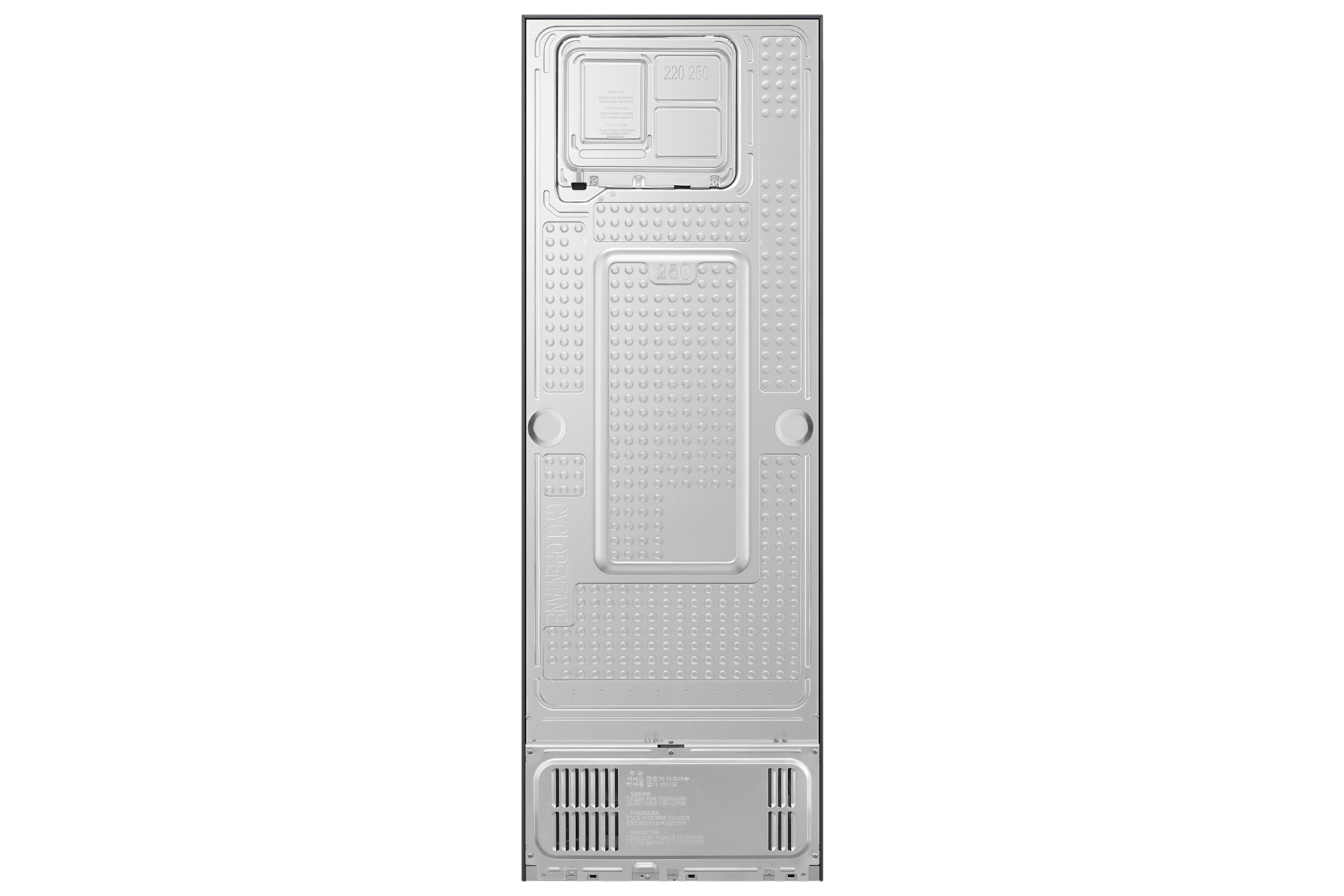 RT40H30U3 Top Mounted Freezer Refrigerator 2-in-1 smart conversion 265L Back Black 