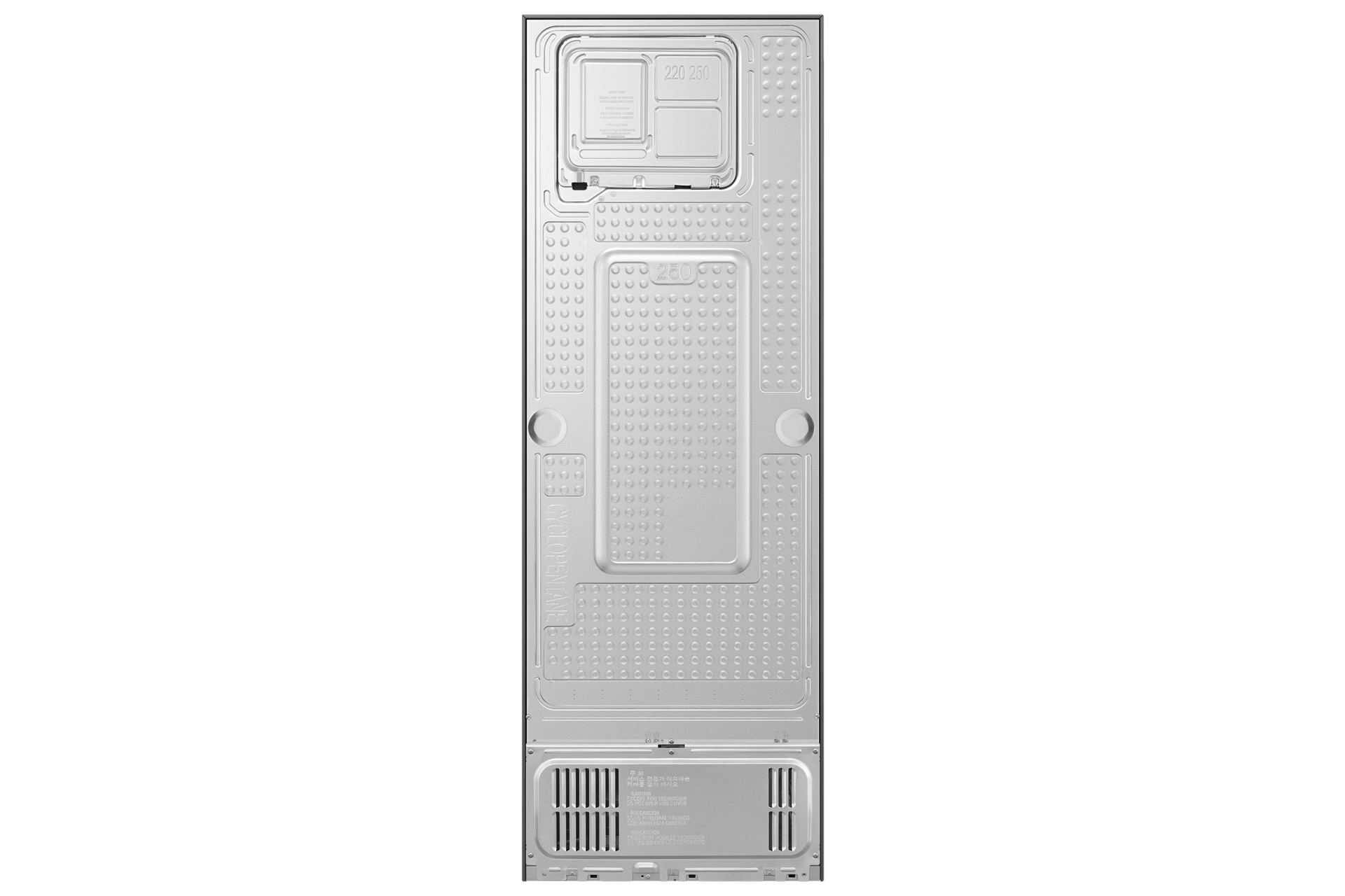 RT40H30U3 Top Mounted Freezer Refrigerator 2-in-1 smart conversion 265L Back Silver 