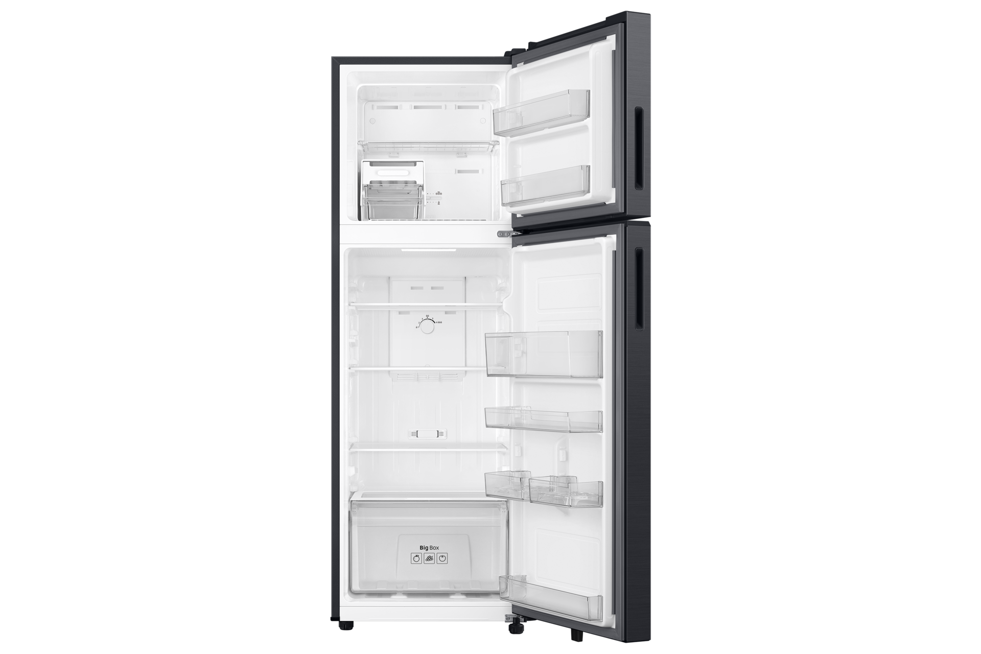 RT40H30W2P Top Mounted Freezer Refigerator All-Around Cooling 236L Front-Open Black 
