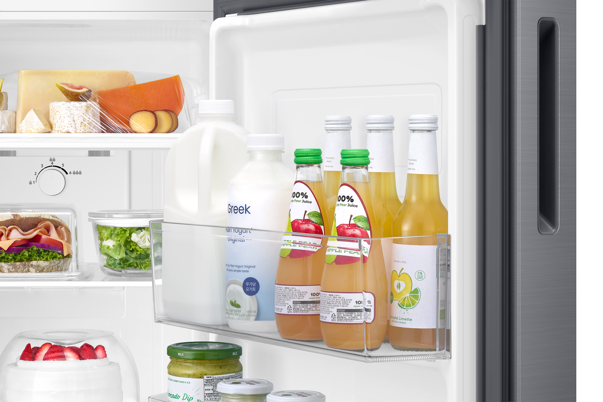 RT40H30W3 Double Door Refrigerator with All Around Cooling Detail2 Silver 