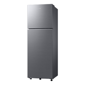 RT40H30W3 Double Door Refrigerator with All Around Cooling R-Perspective Silver 
