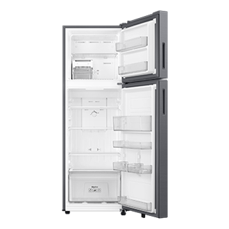 RT40H30W3 Double Door Refrigerator with All Around Cooling Front-Open Silver 