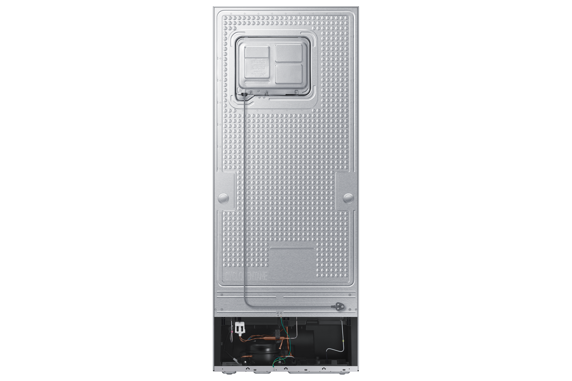 396 L Bespoke AI Double Door Refrigerator RT41HG6A22S8 Back Silver 