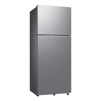 396 L Bespoke AI Double Door Refrigerator RT41HG6A22S8 L-Perspective Silver 