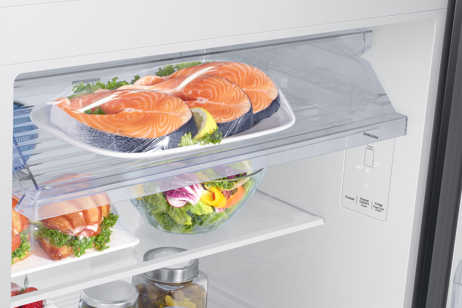 396 L Bespoke AI Double Door Refrigerator RT41HG6A42B1 Black DOI
