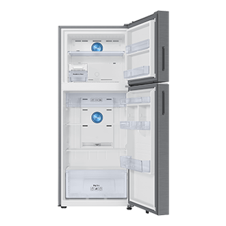 396 L Bespoke AI Double Door Refrigerator RT41HG6A42SL EZ Clean Steel