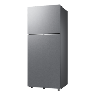 419 L Bespoke AI Double Door Refrigerator RT45HG6A22SL R-Perspective Silver 