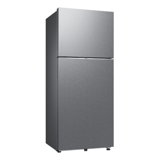 419 L Bespoke AI Double Door Refrigerator RT45HG6A22SL L-Perspective Silver 