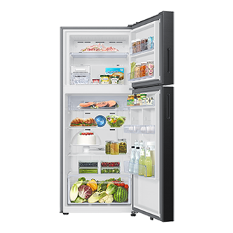 RT45HG6A43 RT6300DH Top Mount Freezer with  Twin Cooling Plus Front-Open-With-Food Black 