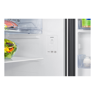 RT45HG6A43 RT6300DH Top Mount Freezer with  Twin Cooling Plus Detail-Display Black 