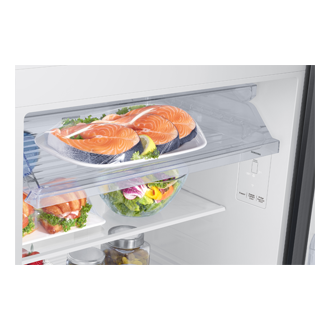 RT45HG6A43 RT6300DH Top Mount Freezer with  Twin Cooling Plus Detail-Freshroom Black 