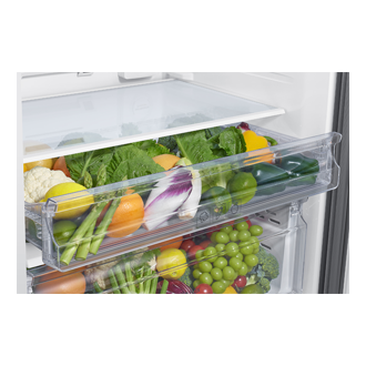 RT56HG7A61 RT7300D Top Mount Freezer Refrigerator with SmartThings AI Energy Mode 530L Detail-2nd-Vege-Box Silver 