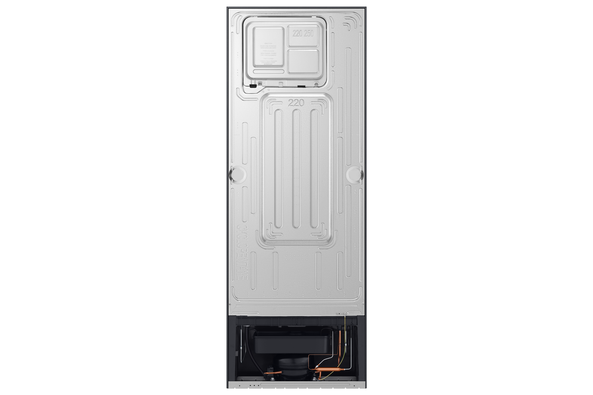 RT80H28U2F Double Door Refrigerator with Bespoke AI Back Black 