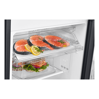 RT80H28U2F Double Door Refrigerator with Bespoke AI Detail-Freshroom Black 