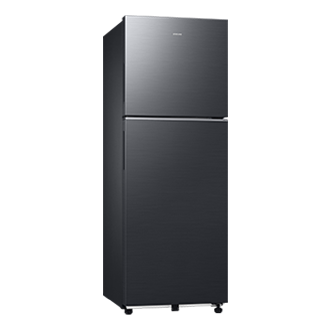 RT80H28U2F Double Door Refrigerator with Bespoke AI L-Perspective Black 