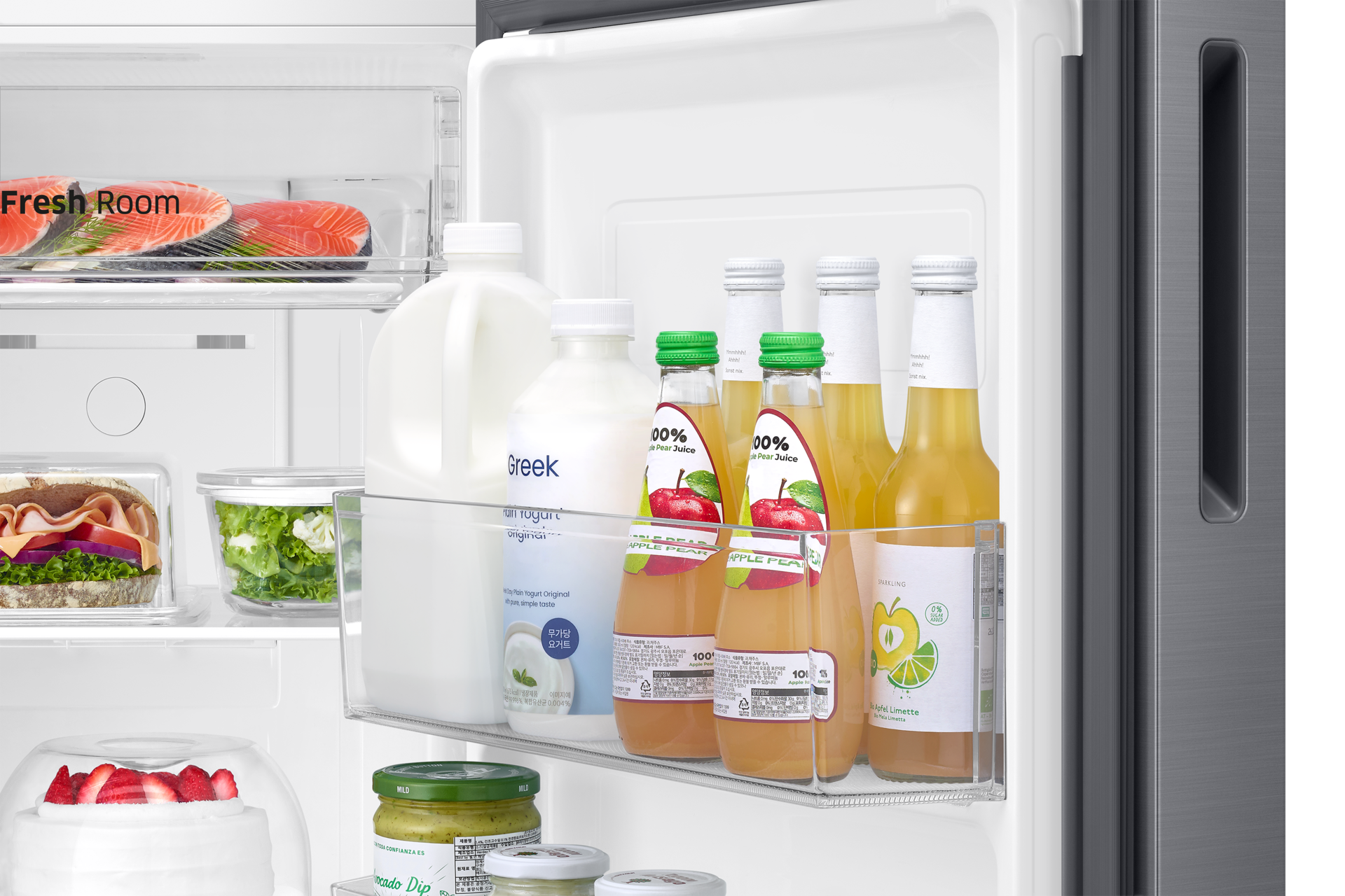 RT80H30U2 Top Mounted Freezer Refrigerator AI Energy Mode 256L Detail2 Silver 