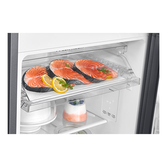 RT80H30U2 Top Mounted Freezer Refrigerator AI Energy Mode 256L Detail-Freshroom Silver 