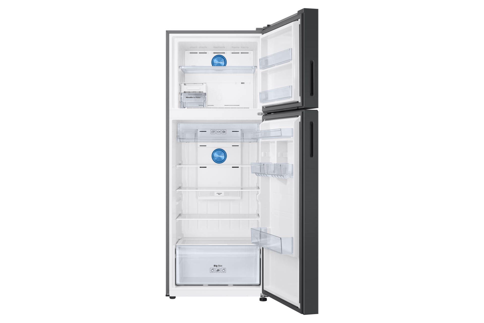 RT80F51C2 Bespoke Refrigerator TMF Convertible 5-in-1 Front-Open Black 