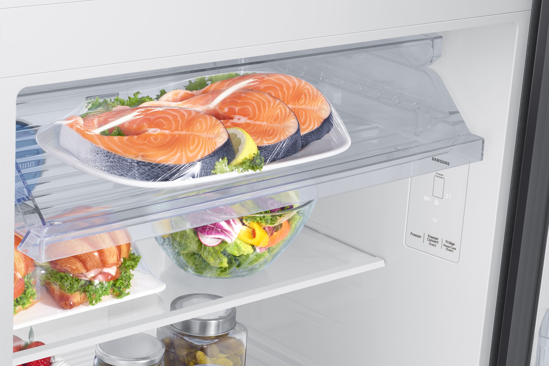 RT80F51C2 Bespoke Refrigerator TMF Convertible 5-in-1 Detail-Freshroom Black 